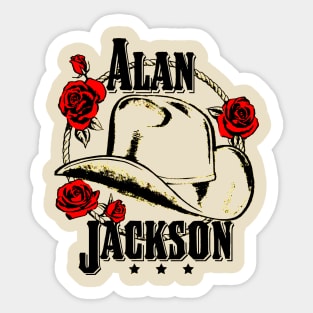 Alan Jackson Vintage Sticker